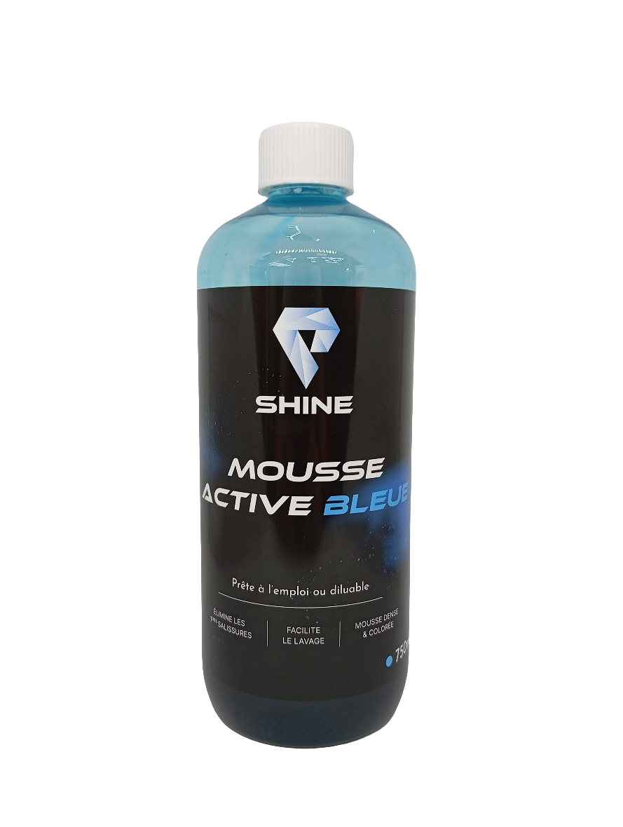 Mousse active Bleue SHINE